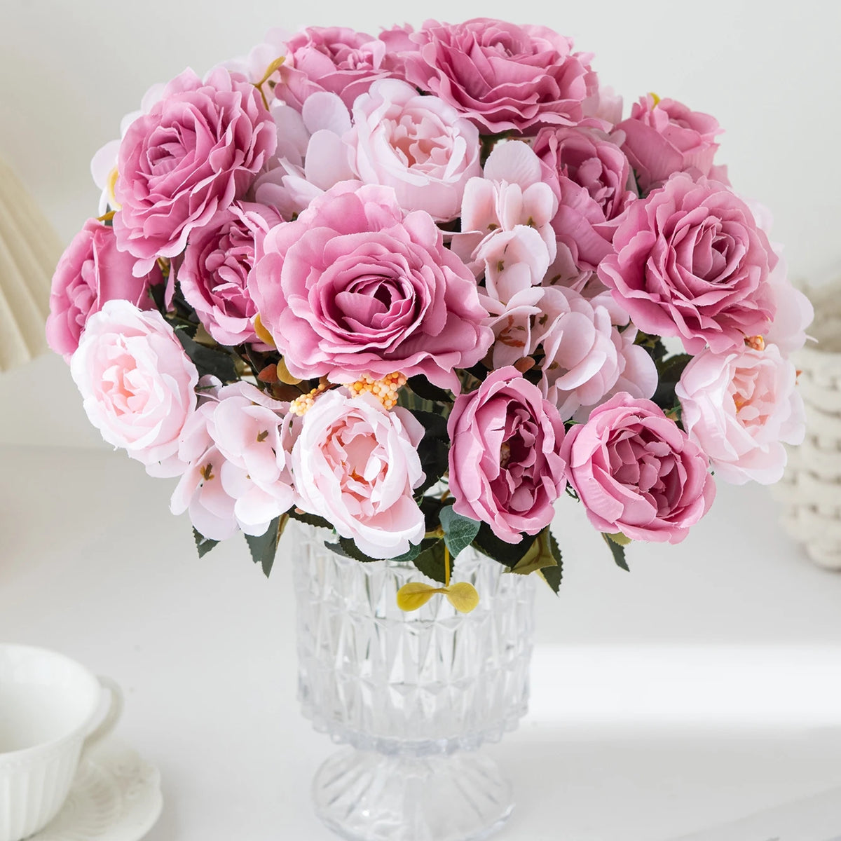 Artificial Silk Rose & Peony Flower – Wedding & Home Décor Artificial Silk Flower Babs