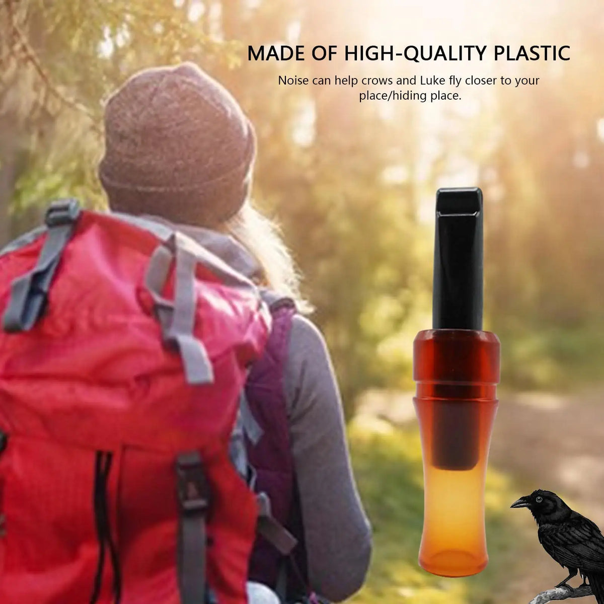Crow Call Whistle – Realistic Bird Caller for Hunting & Outdoors Bird Call Whistle Babs