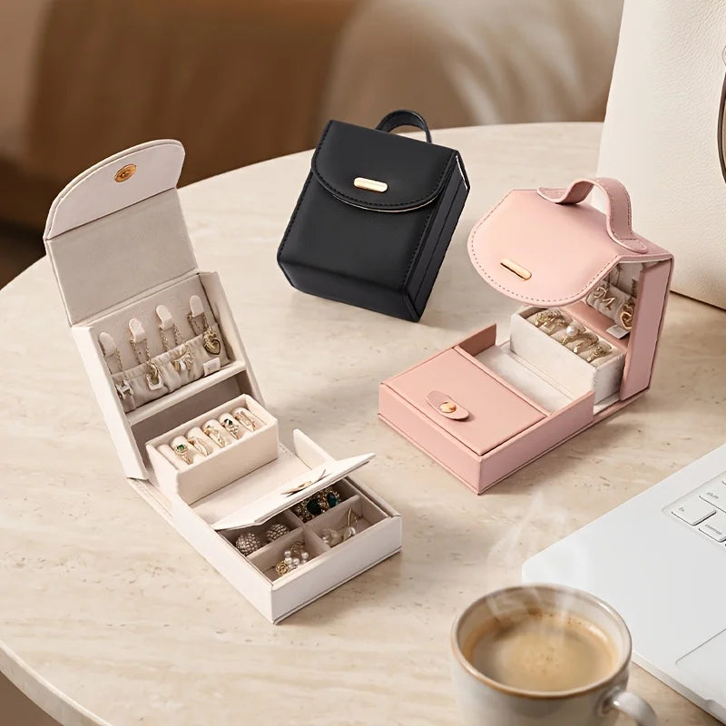 Travel Jewelry Box Organizer for Women – Rings, Earrings & More Travel Jewelry Organizer Babs
