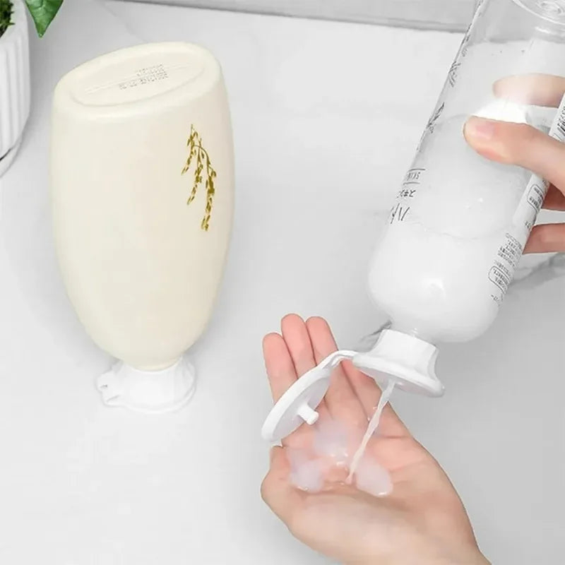 Reusable Inverted Bottle Emptying Caps – 3-Size Flip Adapters Bottle Emptying Caps Babs