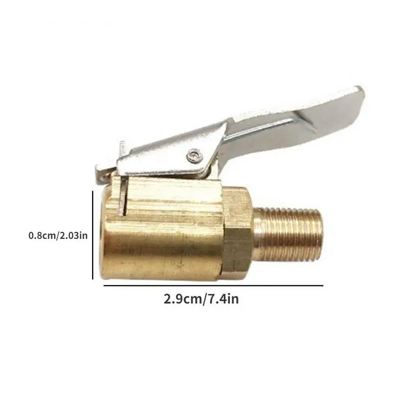 2pcs Tire Valve Clip Adapter for Car Air Pump Inflator Tire Valve Adapter Babs