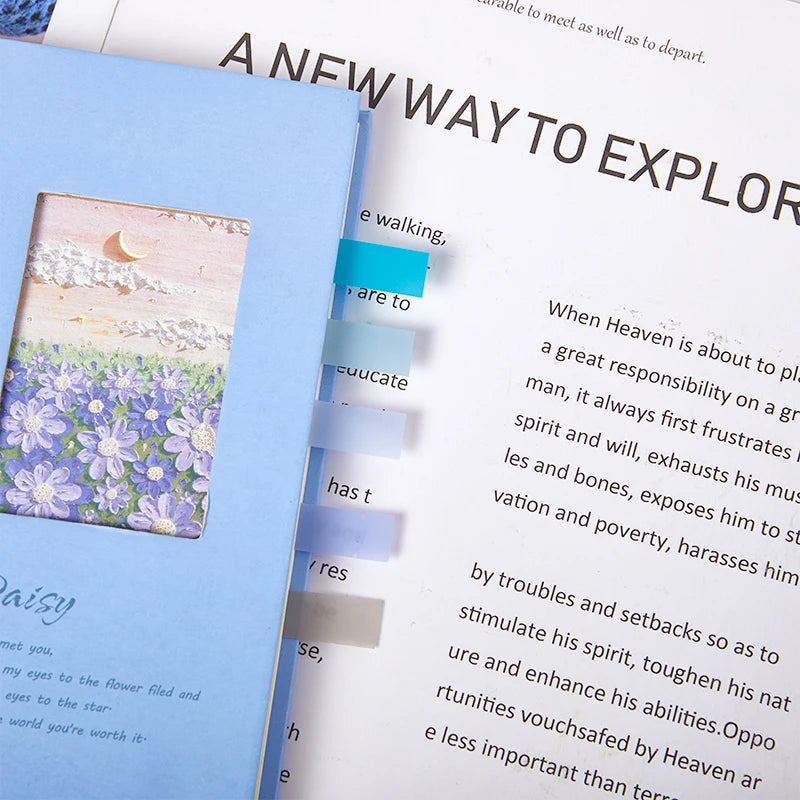 200 Morandi Sticky Tabs – Page Markers & Book Annotation Notes Sticky Index Tabs Babs