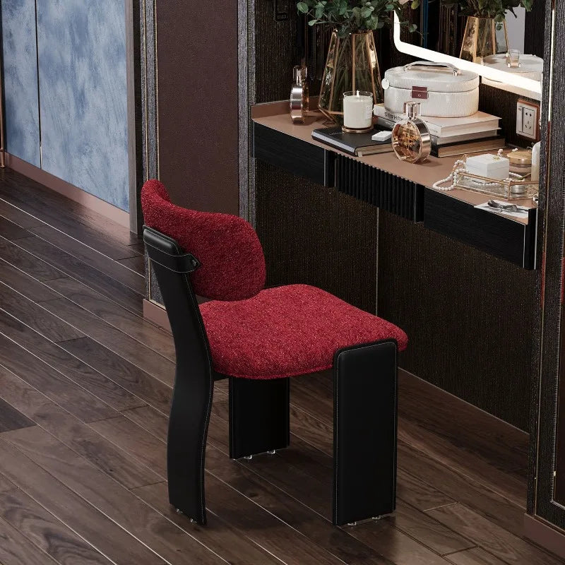 Modern Luxury Dining Chair – Leather Cushioned Metal Frame Dining Chair Babs