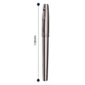 N2HAO Silver Gray Fountain Pen – Iridium 0.5mm Medium Nib Fountain Pen Babs 1PCS