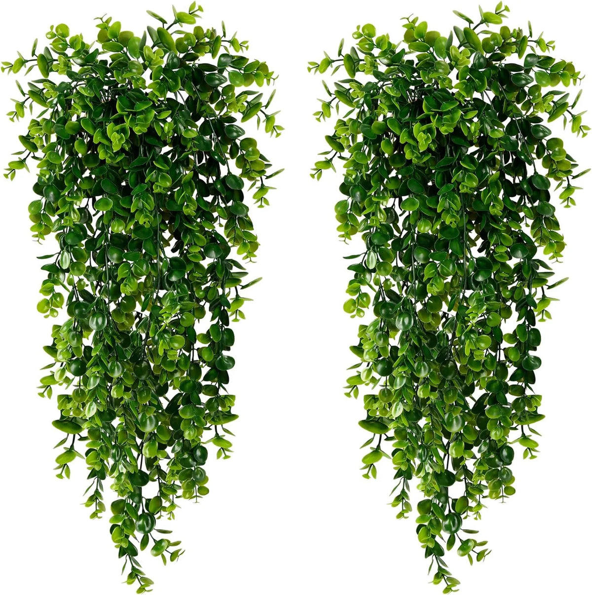 6pcs Artificial Eucalyptus Hanging Vines – Faux Greenery Decor Artificial Hanging Vines Babs green 6PCS