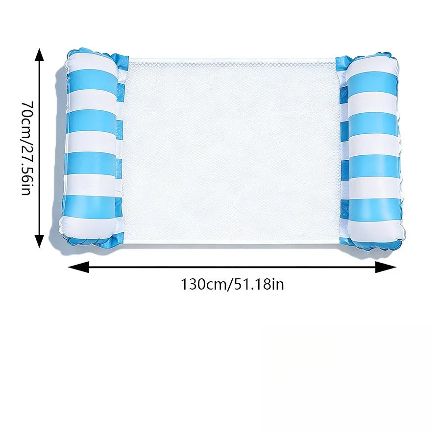 Inflatable Pool Float Hammock | Water Lounger for Summer Inflatable Pool Float Babs Blue