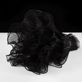 4 Yards Flower Wrapping Lace Mesh Yarn | Bouquet Gift Packaging Gift Wrapping Yarn Babs Black