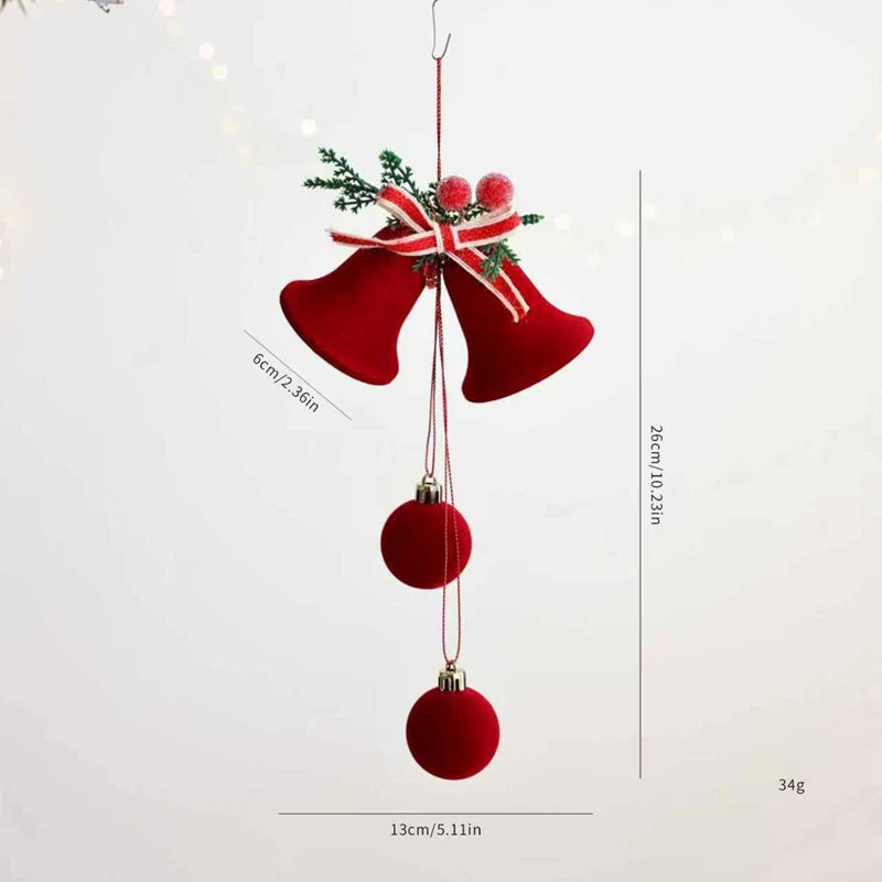 Nordic Bell Christmas Ball Ornaments – Tree Hanging Pendants Christmas Tree Ornaments Babs D