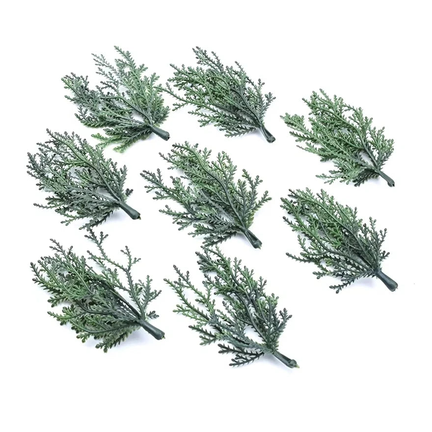 50/100 Pcs Artificial Grass Plants for Wreaths, Crafts & Wedding Decor Artificial Plant Picks Babs