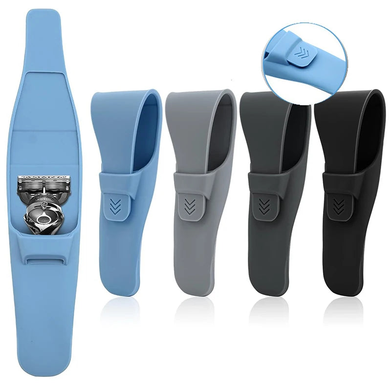 Silicone Razor Travel Case – Waterproof Portable Shaver Cover Razor Travel Case Babs