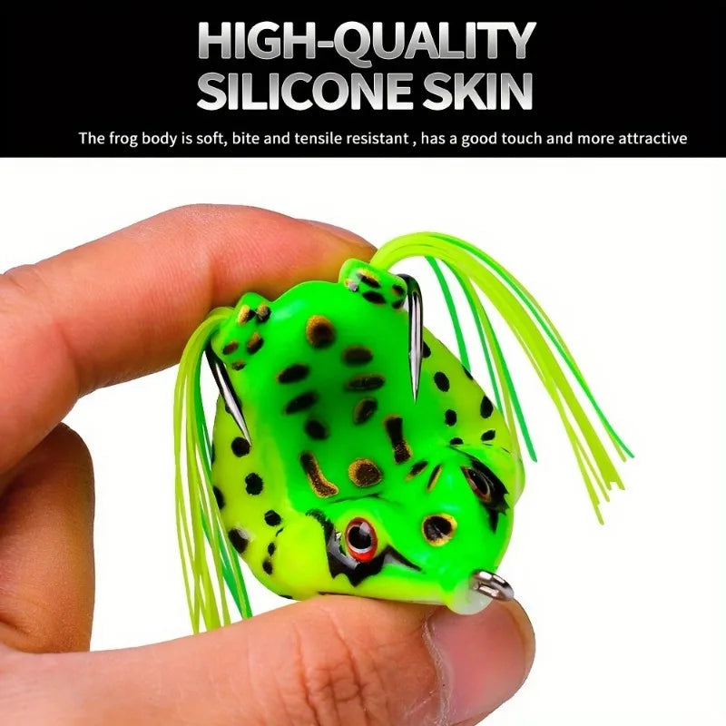Bionic Frog Fishing Lure – Realistic Soft Bait Artificial Frog Soft Fishing Lure Babs