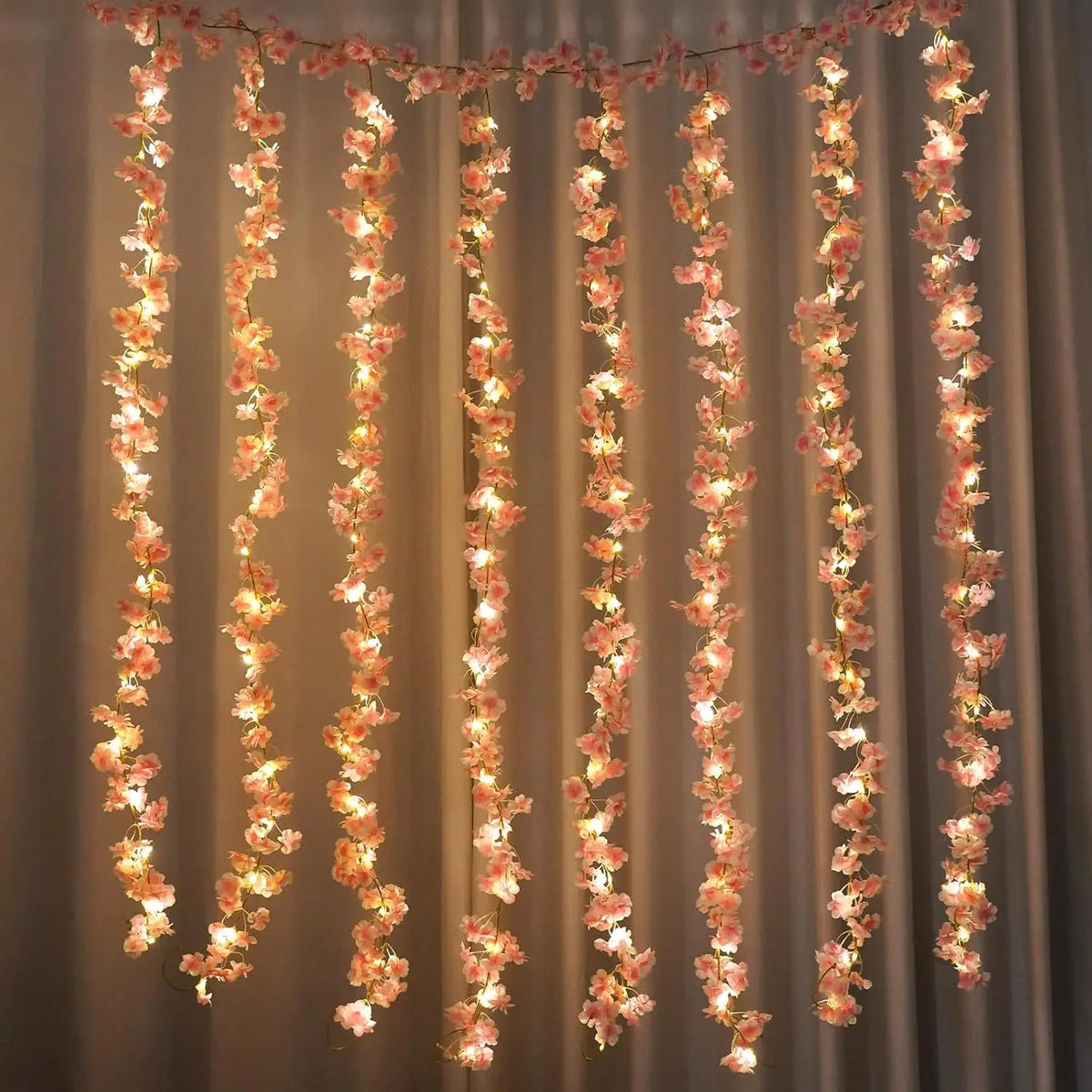 Cherry Blossom LED Vine Lights – 2M 20 LED Flower Garland LED Flower Garland Babs