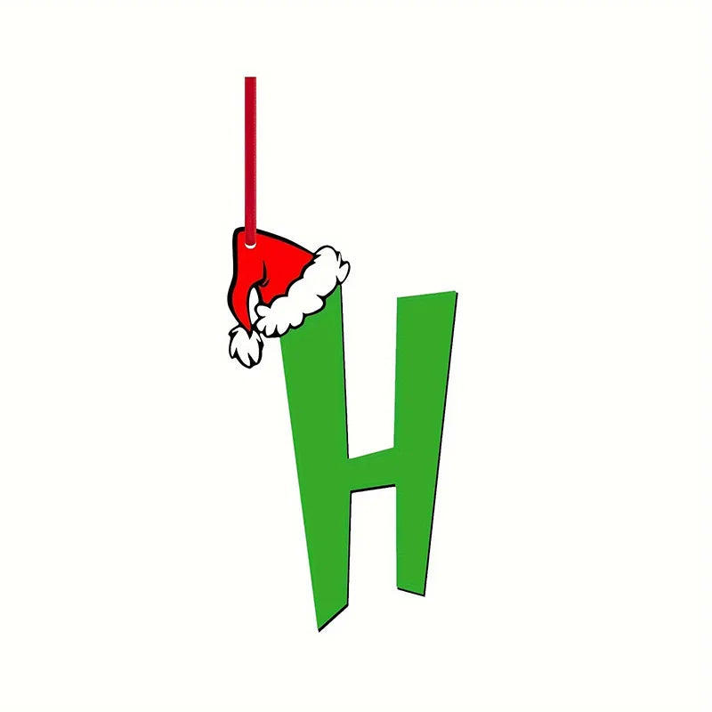 26 Letter Christmas Tree Ornaments – DIY Holiday Décor Set Christmas Ornaments Babs H