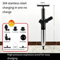 High Pressure Air Drain Plunger – Toilet, Sink & Bathtub Unclogger Air Drain Plunger Babs Black