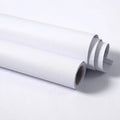 Waterproof Matte Peel & Stick Wallpaper – White/Black PVC Peel & Stick Wallpaper Babs Matte White 40cm x 100cm