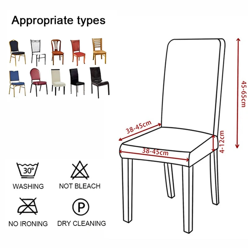 Elastic Stretch Chair Cover – Dining, Banquet & Office Slipcover Chair Cover Slipcover Babs