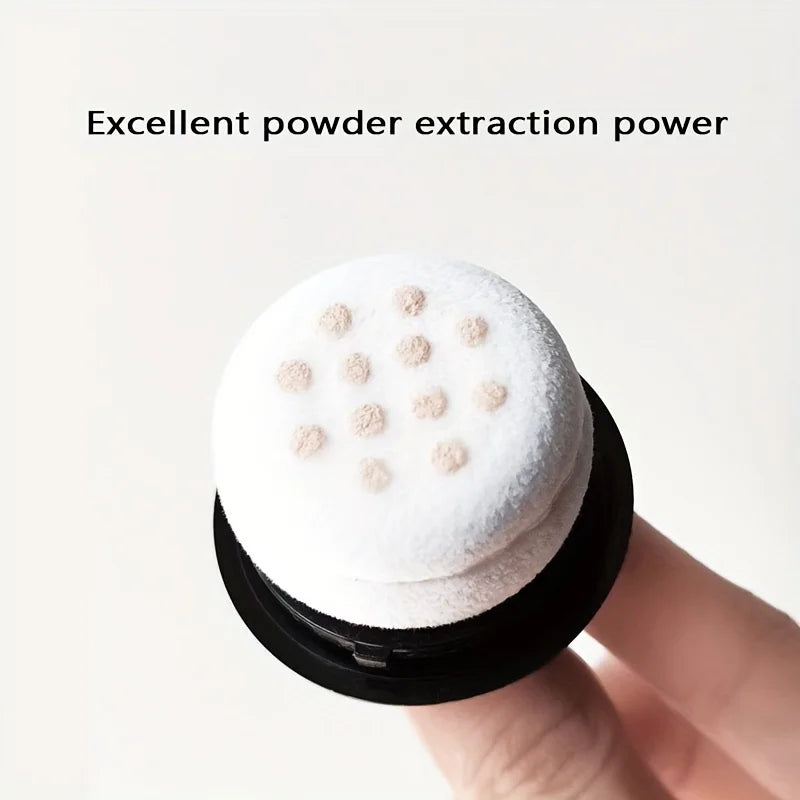 4PCS Mini Mushroom Head Loose Powder Case | Travel Mesh Container Powder Storage Case Babs