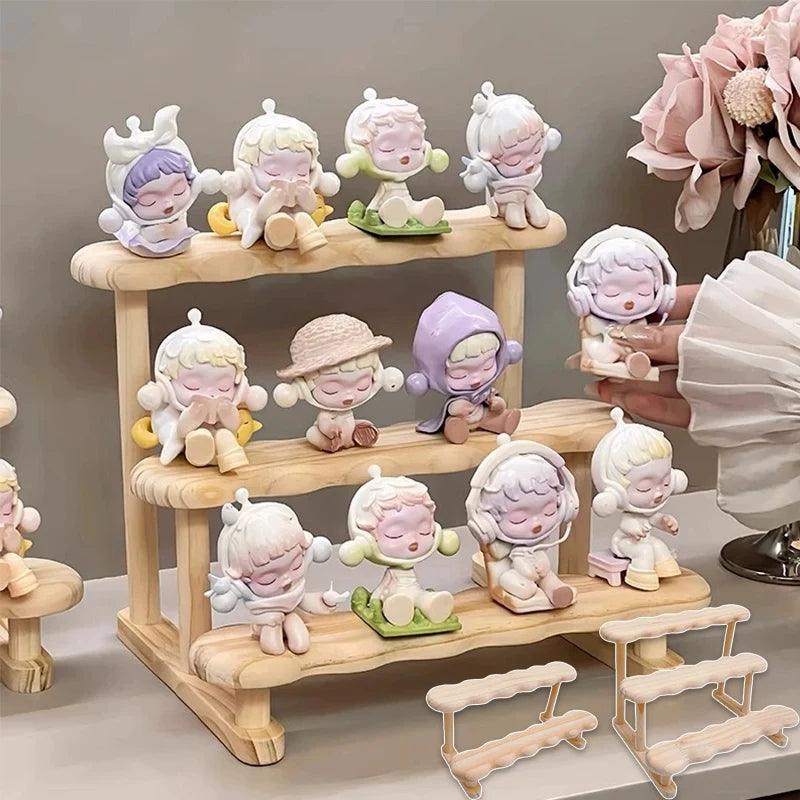 Wooden Display Shelf Riser – Figures, Makeup & Perfume Display Shelf Riser Babs