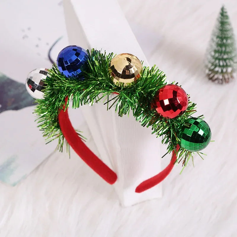 LED Snowflake Holiday Party Headband – Girls & Adults Glow LED Party Headband Babs
