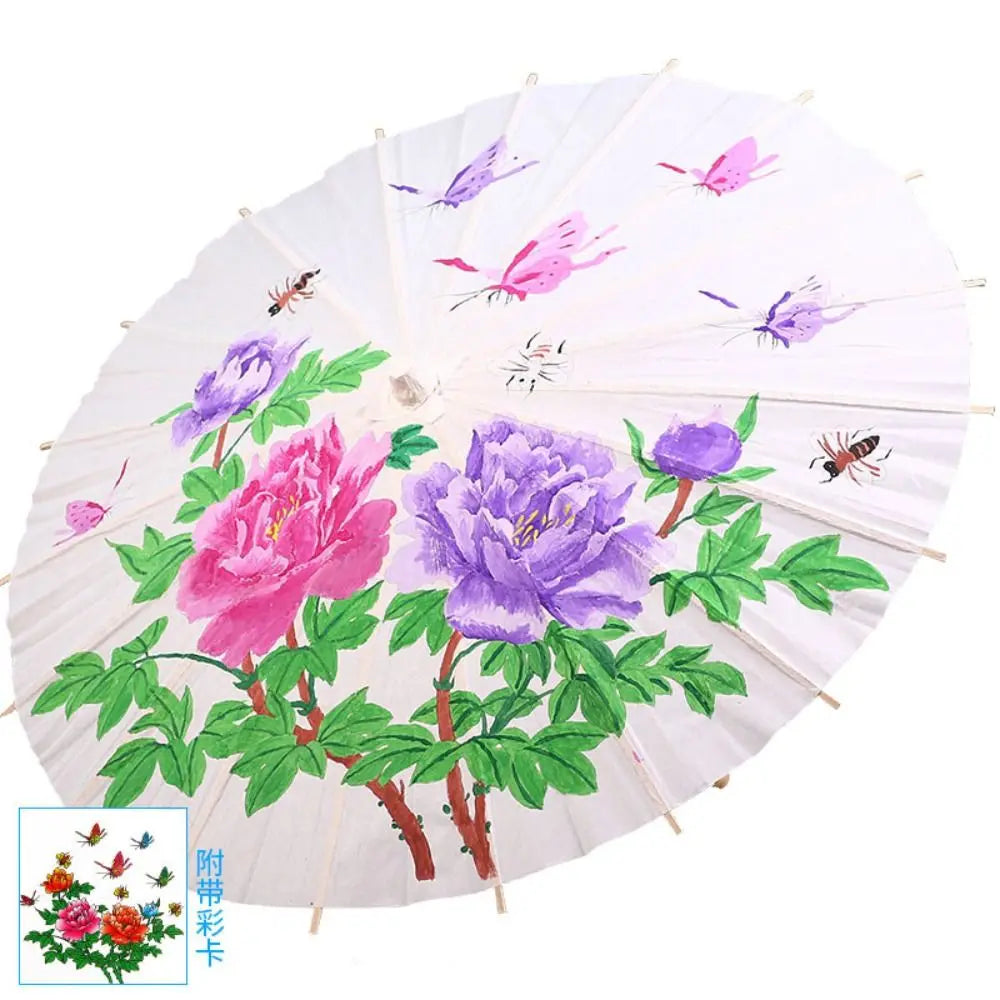 Handmade Paper Umbrella – Baby Shower & Photography Prop Paper Umbrella Prop Babs 60CM-Peony