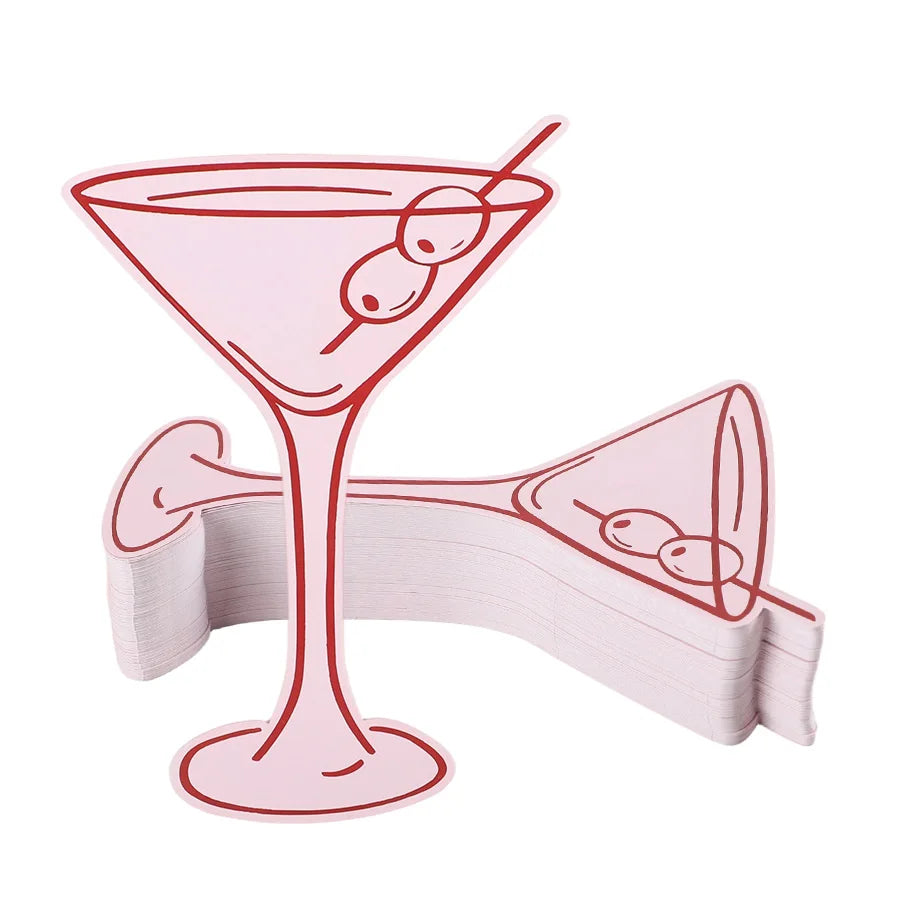 20pcs Martini Glass Place Cards for Wedding & Party Tables Party Place Cards Babs A 20Pcs