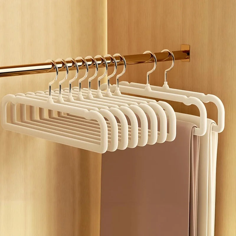 10-Pack Velvet Felt Hangers for Pants, Jeans, Coats & More Velvet Clothes Hangers Babs