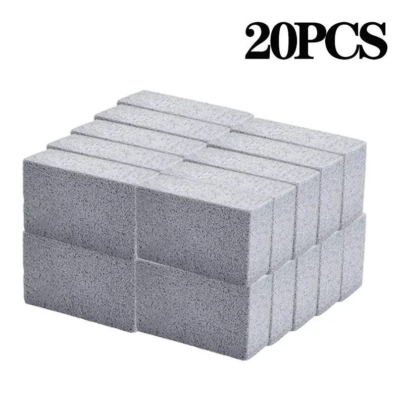 BBQ Grill Cleaning Pumice Bricks – Safe Bristle-Free Cleaner Grill Cleaning Brick Babs Grey-20PCS