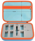 Edurino Storage Case – 8 Figures, Stylus & iPad Mini Organizer Toy Storage Case Babs SKY BLUE