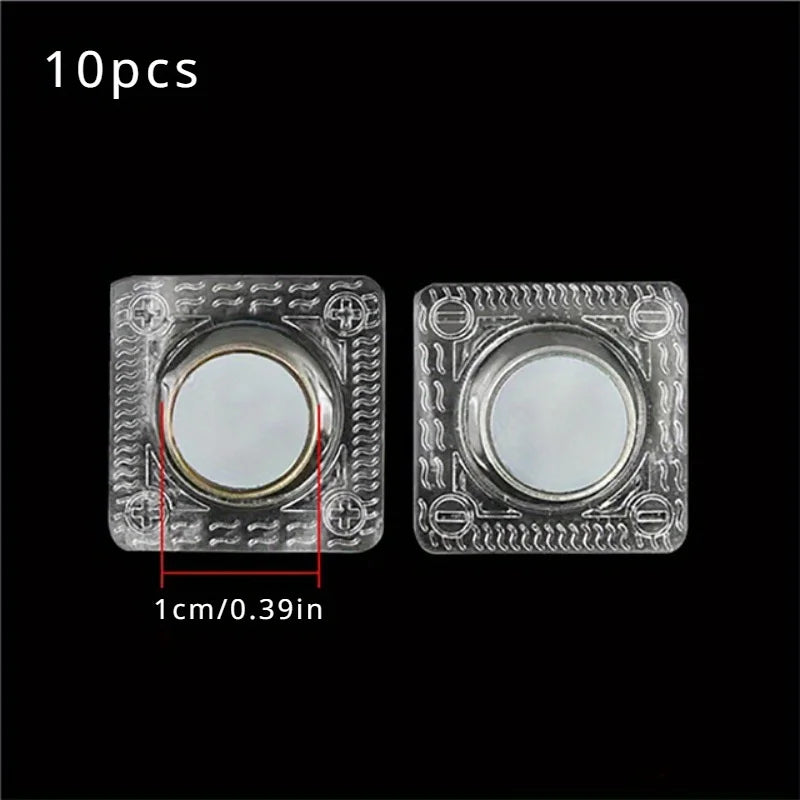 10pcs Magnetic Snap Fasteners for Sewing – DIY Metal Buttons Magnetic Snap Buttons Babs
