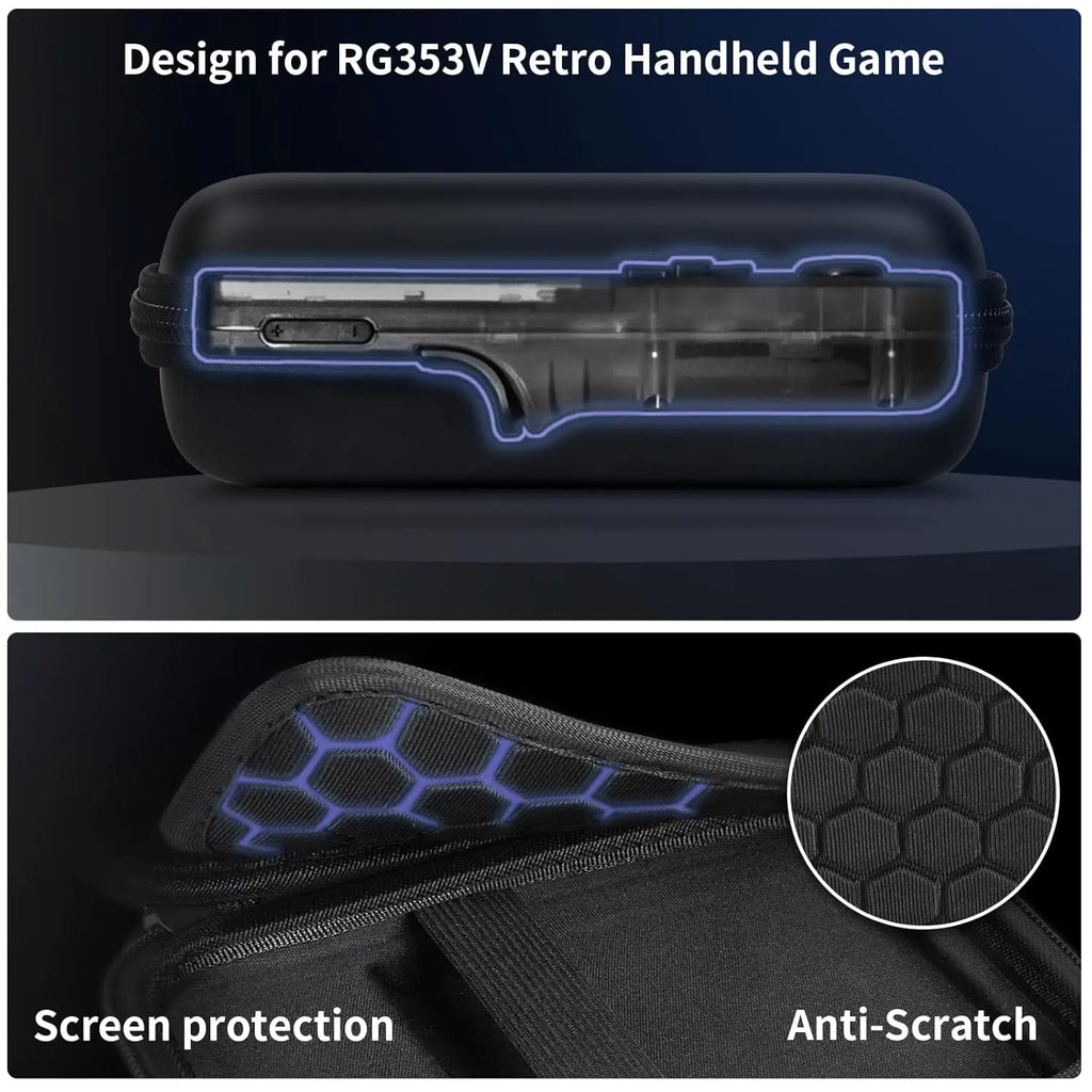 Paiyule Travel Case for R36S RG353V RG353VS Game Console Game Console Travel Case Babs