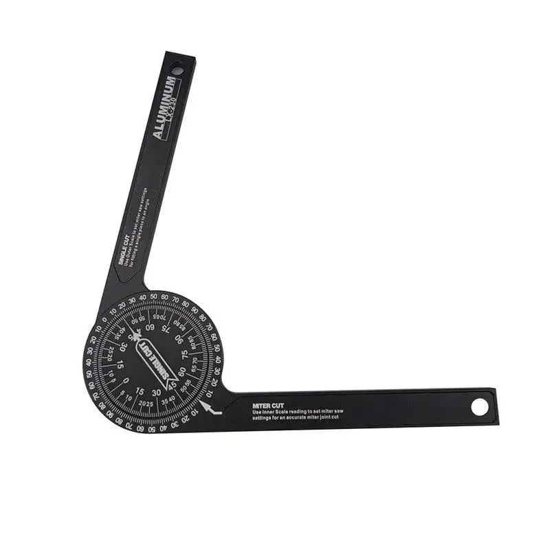 360° Aluminium Alloy Angle Finder Protractor for Woodworking Angle Finder Protractor Babs