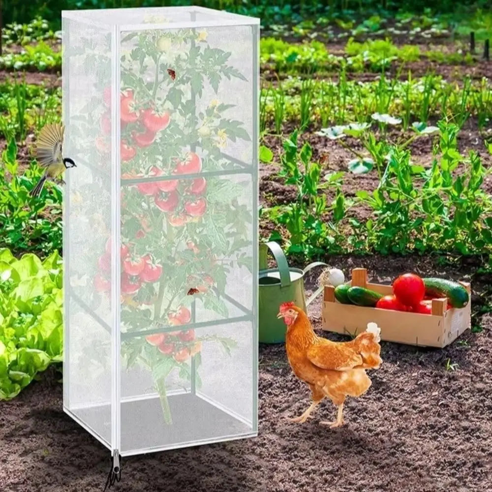 Fine Mesh Plant Netting Cover – Zipper Bird & Insect Barrier Garden Plant Netting Babs
