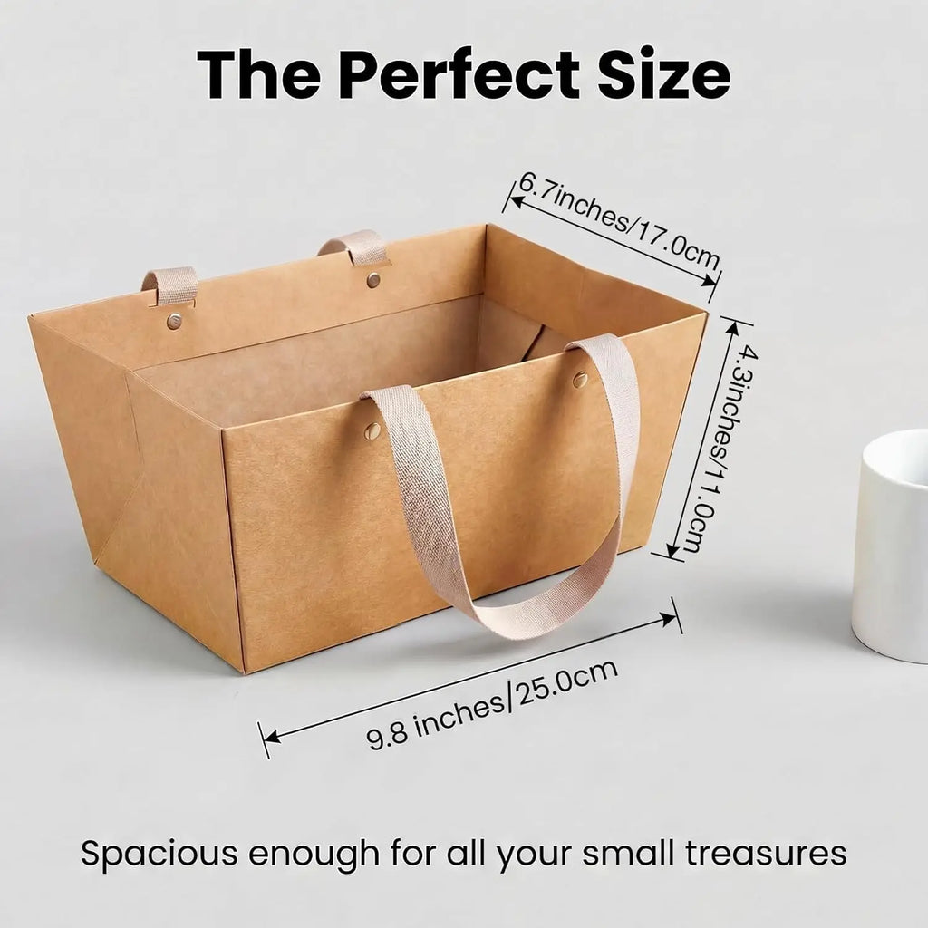 Waterproof Kraft Flower Bag – Foldable Bouquet Gift Basket Gift Wrapping Bag Babs