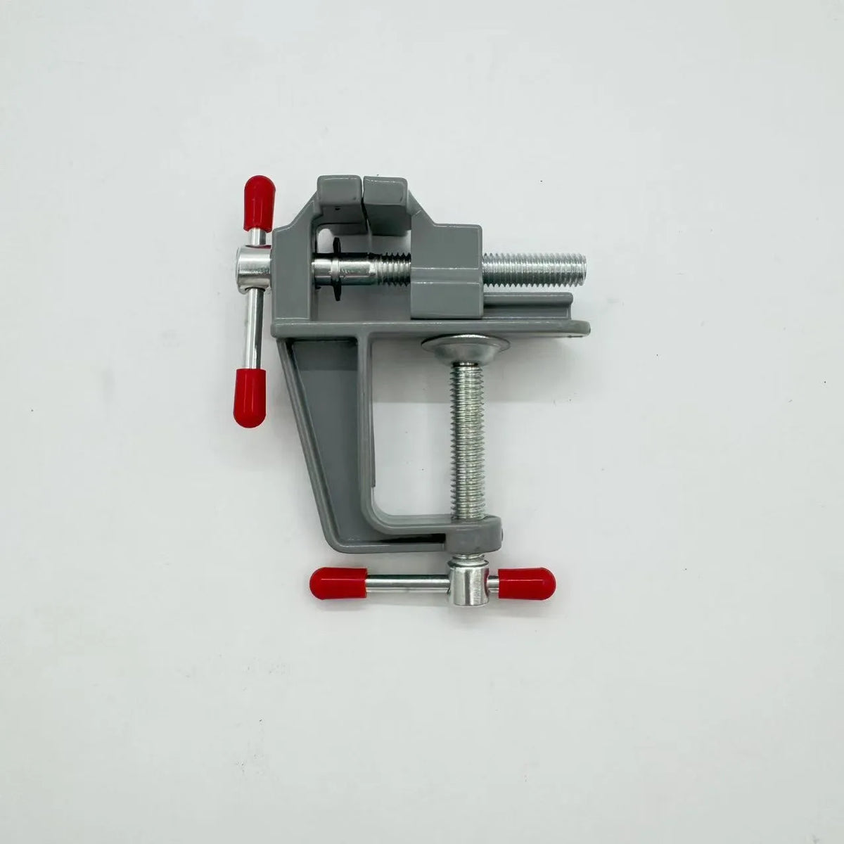 Mini Aluminum Alloy Bench Vise – Flat Jaw Desktop Clamp Bench Vise Babs Powder-coated model