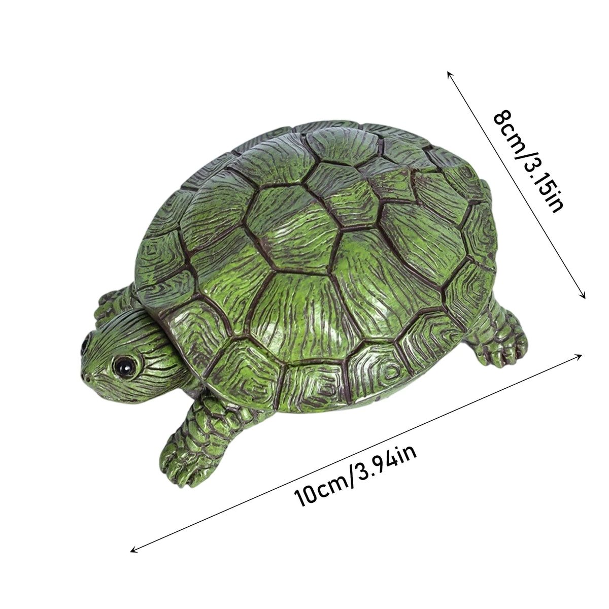 Resin Turtle Trinket Box – Jewelry & Key Storage with Lid Decorative Storage Box Babs