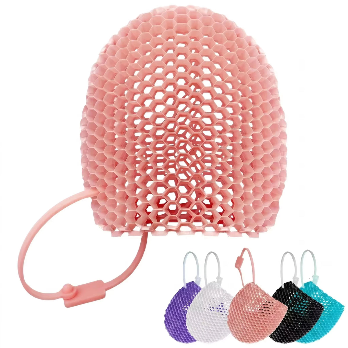 Honeycomb Exfoliating Shower Finger Caps | Multi-Color, Safe Exfoliating Finger Caps Babs