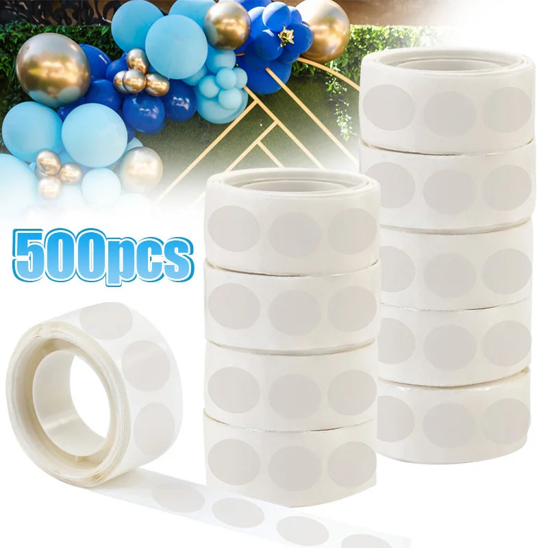 Balloon Glue Dots – Clear Double-Sided Adhesive for Party Decor Balloon Adhesive Dots Babs