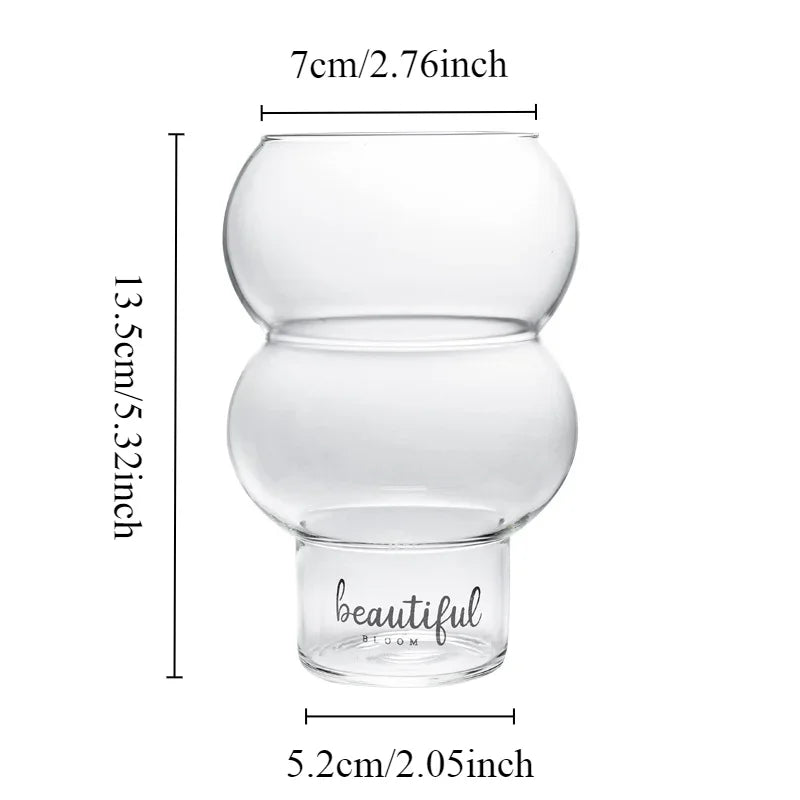 Borosilicate Glass Cup 520ml – Heat-Resistant Drinkware Glass Drinkware Cup Babs 1PC 401-500ml