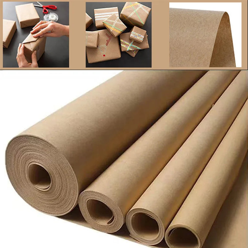 Brown Kraft Paper Roll 45×1000CM – Gift, Flowers & Art Kraft Paper Roll Babs