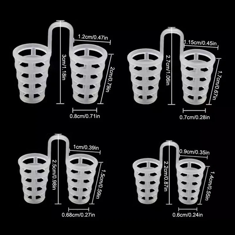 Silicone Nasal Dilators for Better Sleep & Breathing – 4/8 Pcs Nasal Dilator Babs
