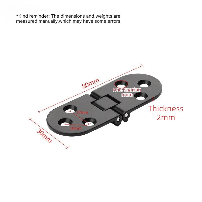 4pcs Zinc Alloy Folding Cabinet & Table Hinges – 180° Flip Folding Cabinet Hinges Babs