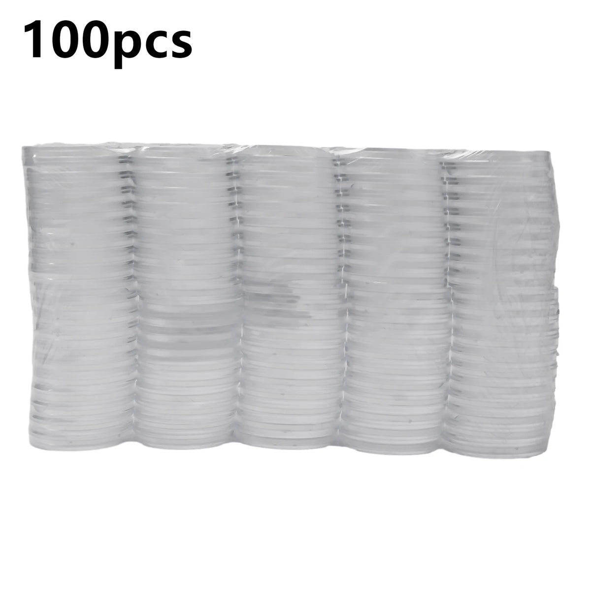 100Pcs 39mm Rimless Coin Capsules – Fits 1 oz Silver Britannia Coin Storage Capsules Babs Default Title