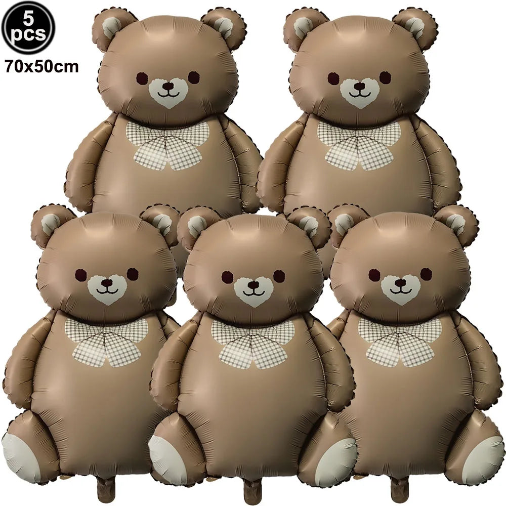35-Inch Little Bear Foil Balloon – Baby Shower & Party Decor Foil Party Balloon Babs MULTI As picture show
