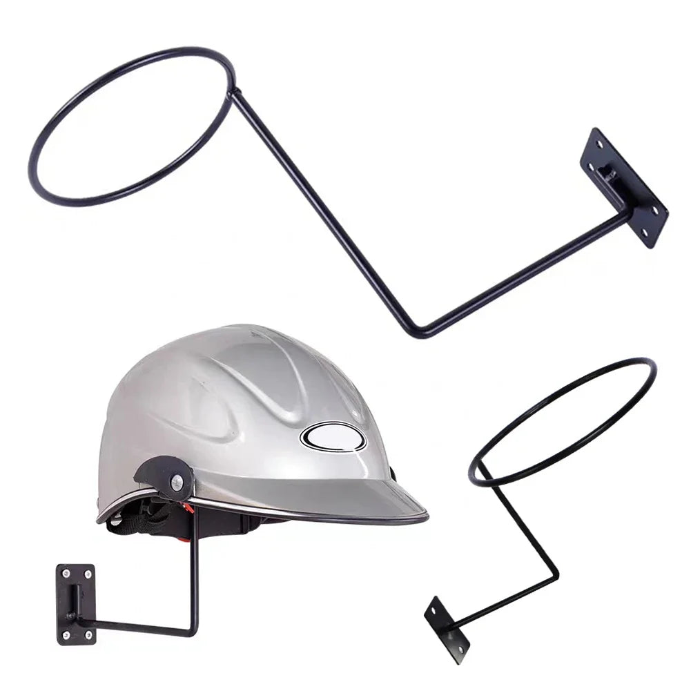 Wall Mounted Metal Helmet Hook – Hat & Coat Storage Rack Wall Mounted Hook Babs