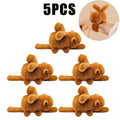 Capybara Dolphin Snap Bracelet Plush Doll – Vibrating Toy Plush Bracelet Doll Babs 5PCS