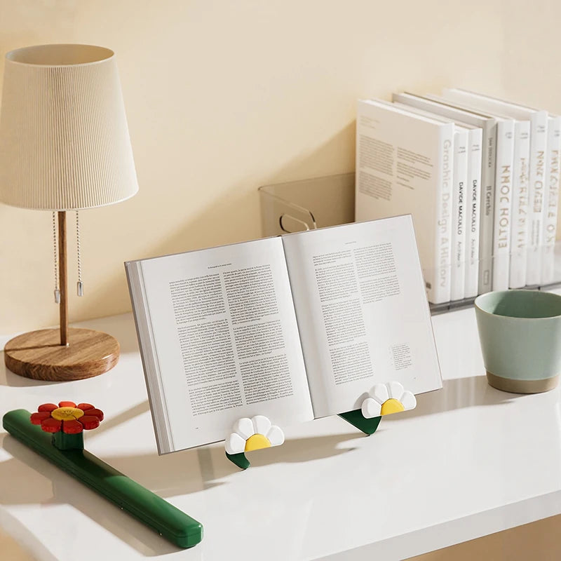 Foldable Desktop Book Stand & Tablet Phone Holder Desktop Book Stand Babs