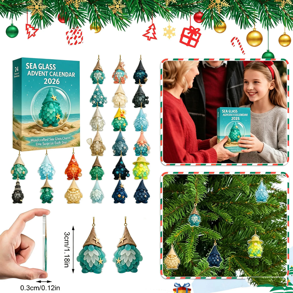 24-Day Christmas Advent Calendar with Surprise Ornaments for Kids Advent Calendar Babs