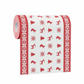 Christmas Print Paper Towel Rolls – 48 Sheets, Highly Absorbent Holiday Paper Towels Babs Red Christmas