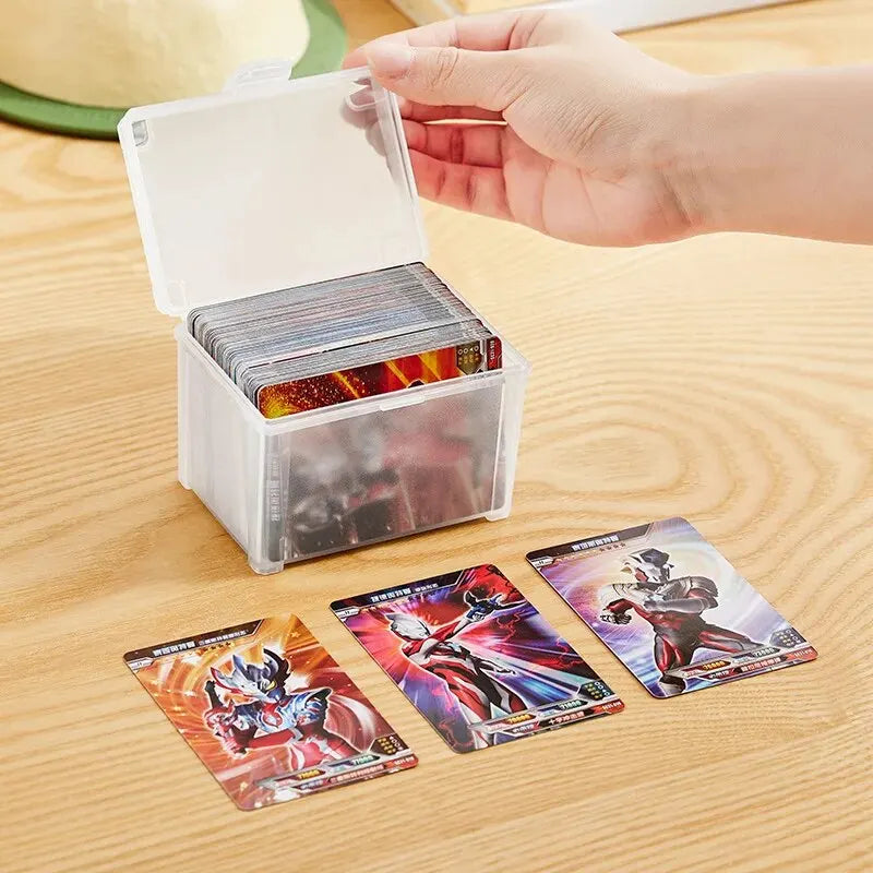 2-Pack Flip-Top Trading Card Storage Box | Dust-Proof Organizer Card Storage Box Babs