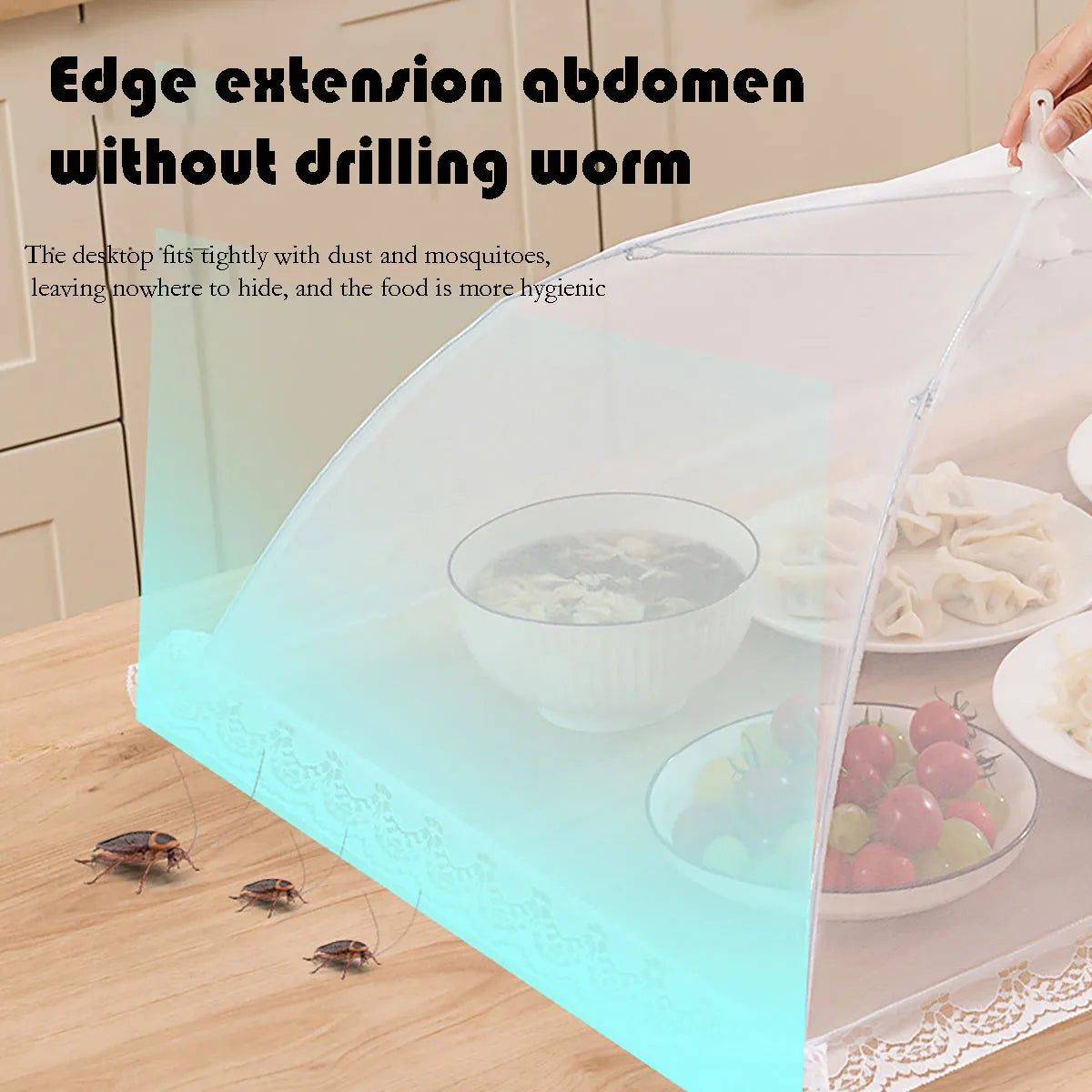 Foldable Pop-Up Food Mesh Cover – Fly & Insect Proof Food Mesh Cover Babs